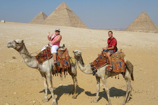 visit the pyramids of Giza + the necropolis of Saqqara + the Memphis site. - Saqqara, the ancient cemetery with a longer story