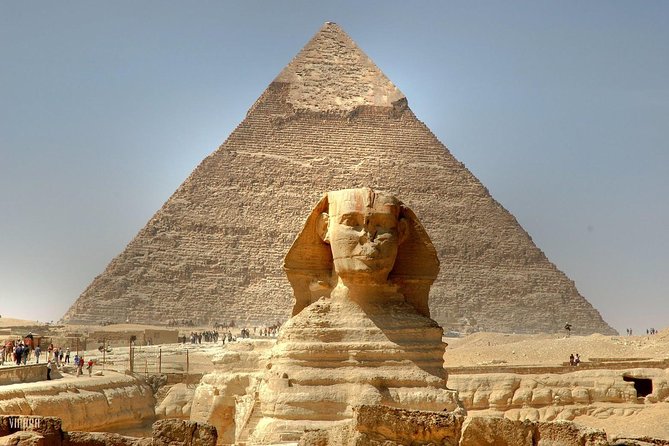 visit the pyramids of Giza + the necropolis of Saqqara + the Memphis site. - Giza, where the scale is hard to grasp