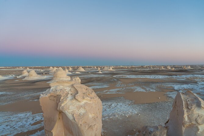 White Desert Overnight Camping Sharing Tour in Egypt - The old and new White Desert before sunset