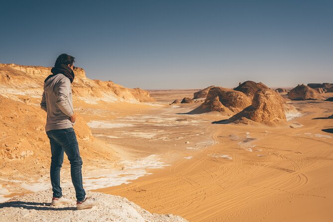 White Desert Overnight Camping Sharing Tour in Egypt - Black Desert: volcanic rock and a crater