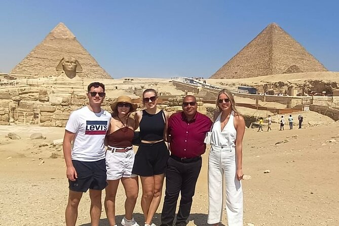Your VIP Giza Tour: Pyramids, Camels & Authentic Egyptian food - The panorama point and the included camel ride